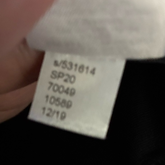 🆕LOFT Black Sheath Ruched Flounce Crew Neck Short Sleeve Mini Dress 10🆕 - Picture 13 of 14